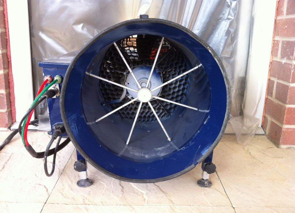 photo of 315 Residential fan for air testing