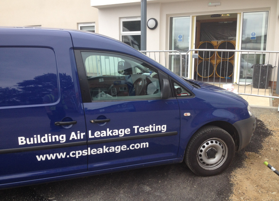 photo of 4x600 Air Test on a care home