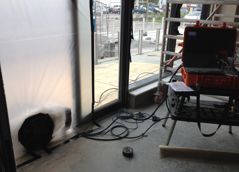 photo of Air Leakage Testing an Industrial Unit