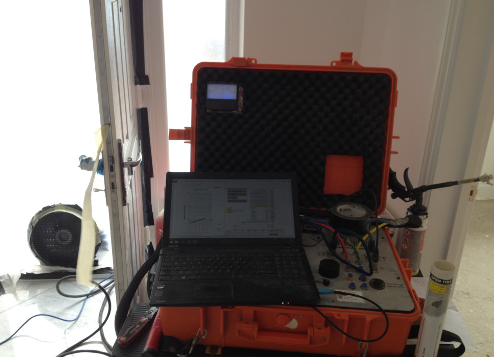 photo of Air Test Equipment in use